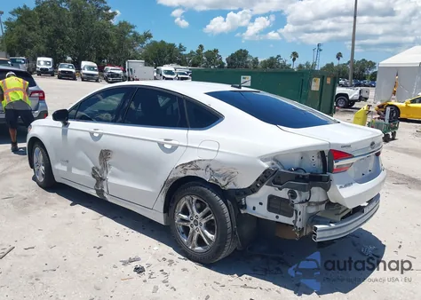 2018 Ford Fusion Hybrid Se из США, поврежденный, VIN 3FA6P0LU9JR208308